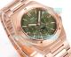Swiss Clone IWC Schaffhausen Ingenieur Green Dial Rose Gold Perpetual Calendar Watch (4)_th.jpg